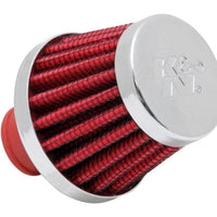 K&N Engineering 2in Base OD x.375in Flange ID 1.75in H Rubber Crankcase Vent Filter - Air Filters