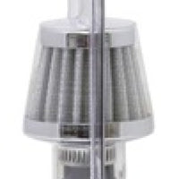 K&N Engineering 2in Base OD x.375in Flange ID 1.75in H Rubber Crankcase Vent Filter - White - Air Filters