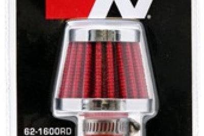 K&N Engineering 2in Base OD x.375in Flange ID 1.75in H Rubber Crankcase Vent Filter - Air Filters