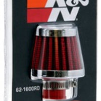 K&N Engineering 2in Base OD x.375in Flange ID 1.75in H Rubber Crankcase Vent Filter - Air Filters