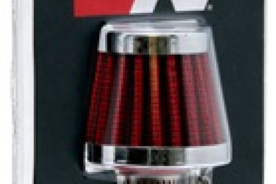 K&N Engineering 2in Base OD x.375in Flange ID 1.75in H Rubber Crankcase Vent Filter - Air Filters