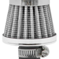 K&N Engineering 2in Base OD x.375in Flange ID 1.75in H Rubber Crankcase Vent Filter - White - Air Filters