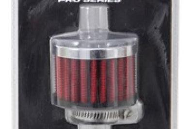 K&N Engineering 3/4 inch ID 2 OD 1.5 H Clamp On Crankcase Vent Filter - Air Filters