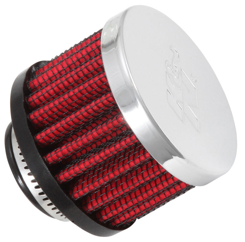 K&N Engineering 3/4 inch ID 2 OD 1.5 H Clamp On Crankcase Vent Filter - Air Filters