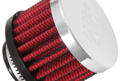 K&N Engineering 3/4 inch ID 2 OD 1.5 H Clamp On Crankcase Vent Filter - Air Filters