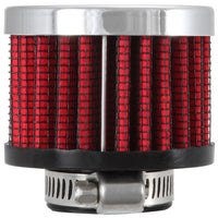 K&N Engineering 3/4 inch ID 2 OD 1.5 H Clamp On Crankcase Vent Filter - Air Filters