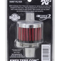 K&N Engineering 3/4 inch ID 2 OD 1.5 H Clamp On Crankcase Vent Filter - Air Filters