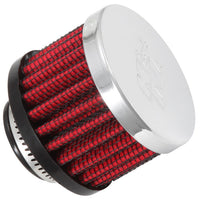 K&N Engineering 3/4 inch ID 2 OD 1.5 H Clamp On Crankcase Vent Filter - Air Filters