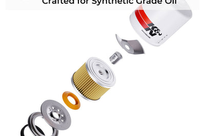 K&N Engineering 3.74inch / 2.98 OD Performance Gold Oil Filter - Oils & Filters