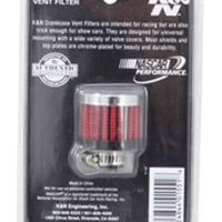 K&N Engineering.315/.431 Flange 1 3/8 inch OD 1.5 H Clamp On Crankcase Vent Filter - Air Filters