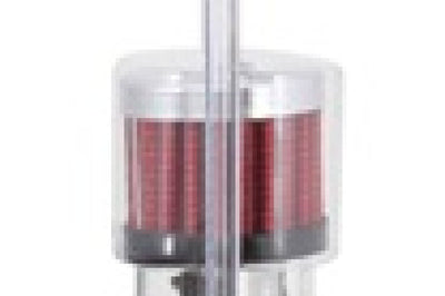 K&N Engineering.315/.431 Flange 1 3/8 inch OD 1.5 H Clamp On Crankcase Vent Filter - Air Filters