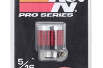 K&N Engineering.315/.431 Flange 1 3/8 inch OD 1.5 H Clamp On Crankcase Vent Filter - Air Filters
