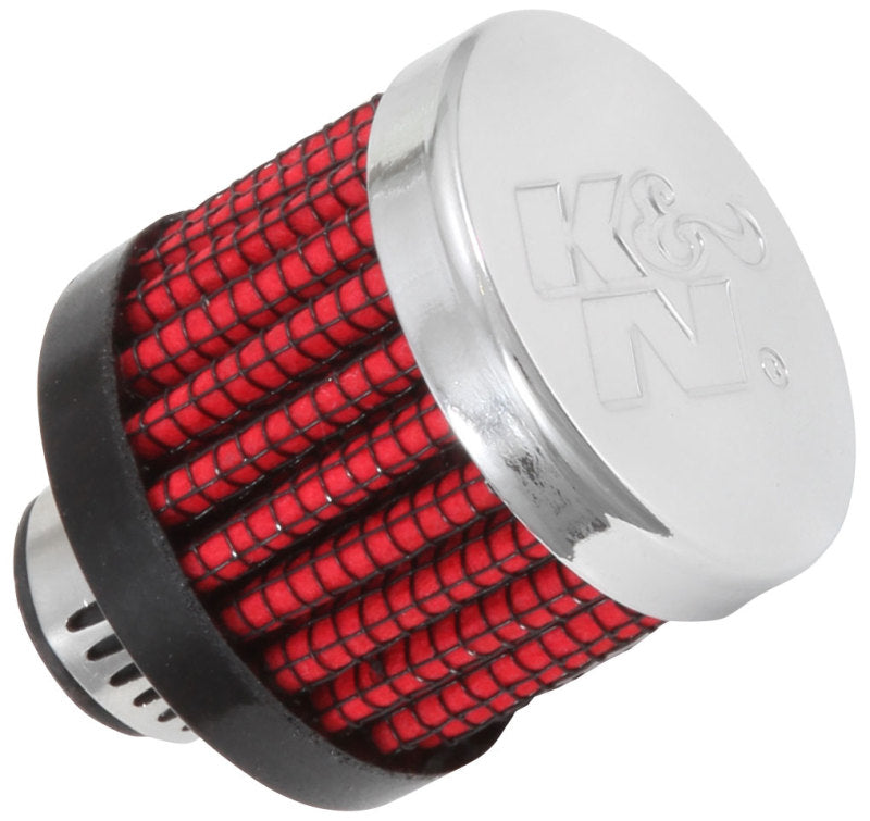 K&N Engineering.315/.431 Flange 1 3/8 inch OD 1.5 H Clamp On Crankcase Vent Filter - Air Filters