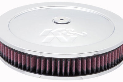 K&N Engineering 5 1/8in Flange 11in OD 3 1/4in Height w/ Vent Custom Air Cleaner Assembly - Intake Systems