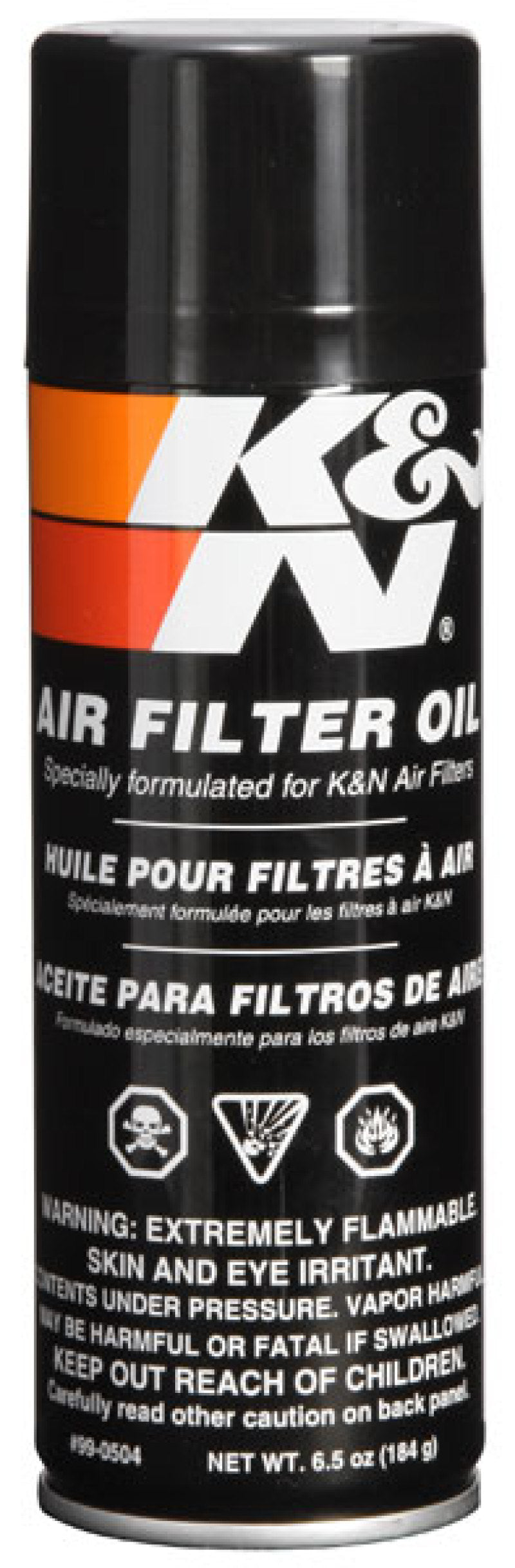 K&N Engineering 6.5 OZ Aerosol Spray Air Filter Oil - Misc Powersports