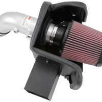 K&N Engineering 69 Series Typhoon Performance Intake Kit - Silver for 13-14 Nissan Altima 2.5L L4 - Air Systems