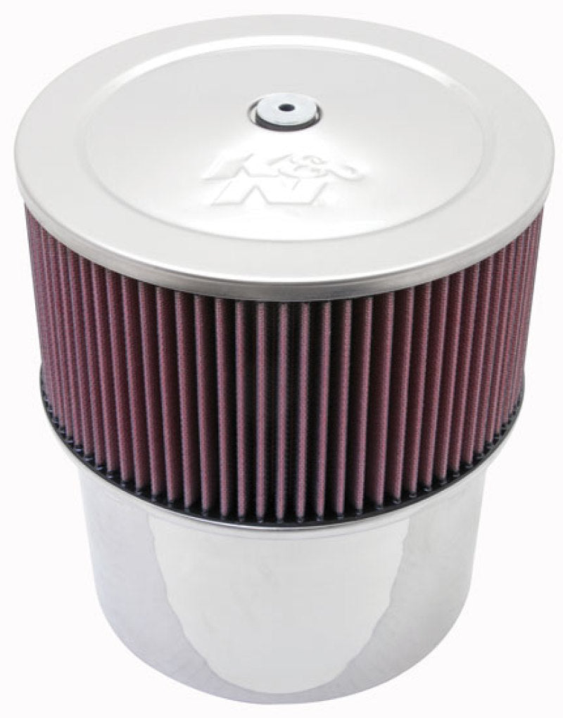 K&N Engineering 7-5/16in Flange 10in Height Velocity Stack Assembly - Red - Air Filters