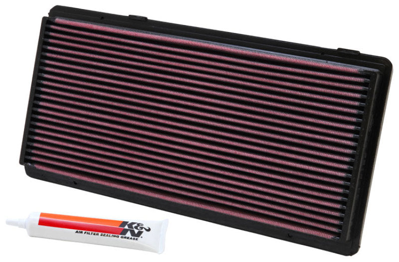 K&N Engineering 96-01 Jeep Cherokee 2.5L/4.0L Drop In Air Filter - Filters