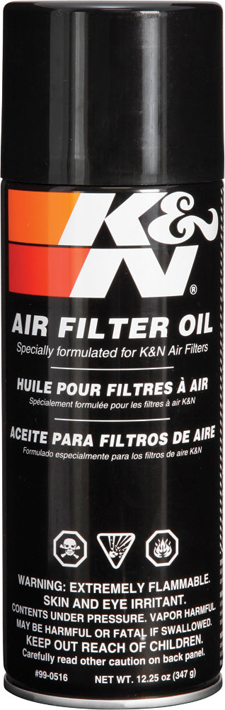 K&N Air Filter Oil 12.25 Oz - Watercraft Collection
