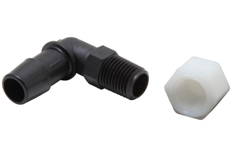 K&N Engineering Air Filter Vent Kit - White - 90 Degree Plastic 0.50in Flange 1.75in H L - Intake Systems
