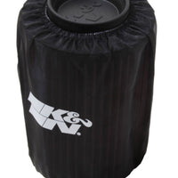 K&N Engineering Air Filter Wrap Drycharger - Round Straight - Black for Polaris Ranger - Filters