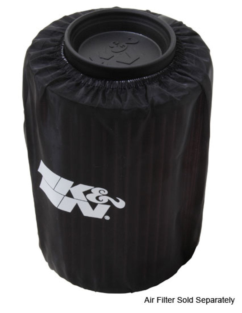 K&N Engineering Air Filter Wrap Drycharger - Round Straight - Black for Polaris Ranger - Filters