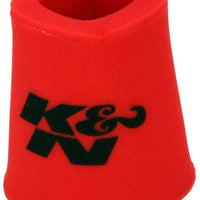 K&N Engineering Airforce PreCleaner Round Tapered Red Air Filter Foam Wrap 6in Base ID x 5in Top 9in H - Filters