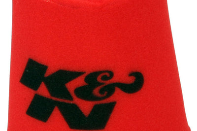 K&N Engineering Airforce PreCleaner Round Tapered Red Air Filter Foam Wrap 6in Base ID x 5in Top 9in H - Filters