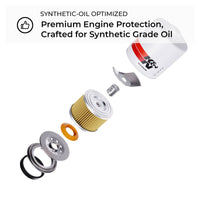 K&N Engineering Buick / Chevrolet / Oldsmobile Performance Gold Oil Filter - Oils & Filters