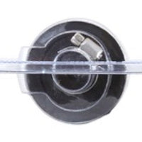 K&N Engineering Clamp On Rubber Base Crankcase Vent Filter 0.375in Flange ID x 2in OD 1.5in Height - Air Filters