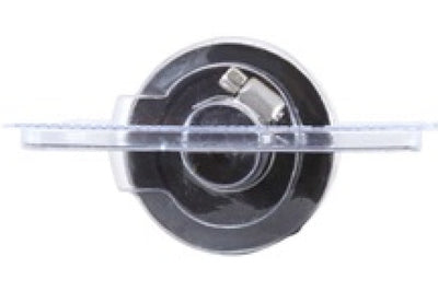 K&N Engineering Clamp On Rubber Base Crankcase Vent Filter 0.375in Flange ID x 2in OD 1.5in Height - Air Filters