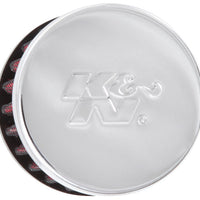 K&N Engineering Clamp On Rubber Base Crankcase Vent Filter 0.375in Flange ID x 2in OD 1.5in Height - Air Filters