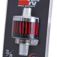 K&N Engineering Clamp On Rubber Base Crankcase Vent Filter 0.375in Flange ID x 2in OD 1.5in Height - Air Filters