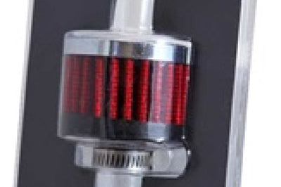 K&N Engineering Clamp On Rubber Base Crankcase Vent Filter 0.375in Flange ID x 2in OD 1.5in Height - Air Filters
