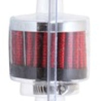 K&N Engineering Clamp On Rubber Base Crankcase Vent Filter 0.375in Flange ID x 2in OD 1.5in Height - Air Filters