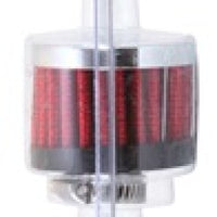 K&N Engineering Clamp On Rubber Base Crankcase Vent Filter 0.375in Flange ID x 2in OD 1.5in Height - Air Filters