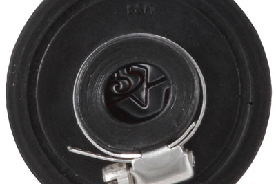 K&N Engineering Clamp On Rubber Base Crankcase Vent Filter 0.5in Flange ID 2in OD 1.5in Height - Air Filters