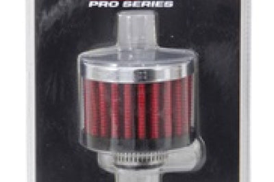 K&N Engineering Clamp On Rubber Base Crankcase Vent Filter 0.5in Flange ID 2in OD 1.5in Height - Air Filters