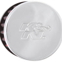 K&N Engineering Clamp On Rubber Base Crankcase Vent Filter 0.5in Flange ID 2in OD 1.5in Height - Air Filters