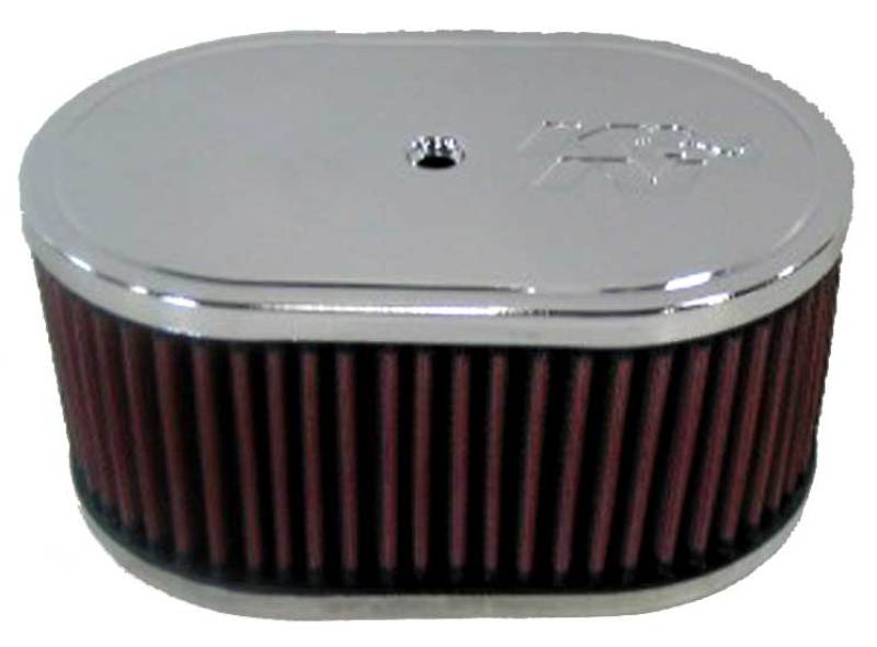 K&N Engineering Custom Oval Race Filter L=7inch W=4inch H=3.25inch - Air Filters