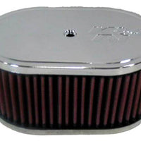 K&N Engineering Custom Oval Race Filter L=7inch W=4inch H=3.25inch - Air Filters