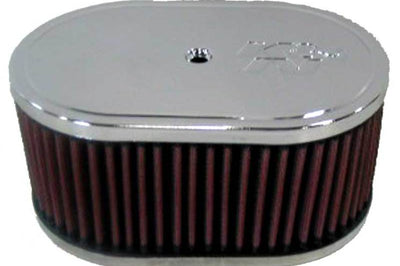 K&N Engineering Custom Oval Race Filter L=7inch W=4inch H=3.25inch - Air Filters
