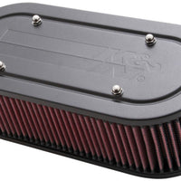 K&N Engineering Custom Oval Racing Assembly Red 11.96in Inside Length / 5.22in Width / 3.25in Filter H - Air Intake