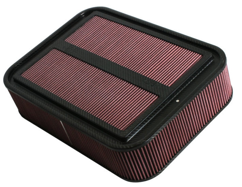 K&N Engineering Custom Racing Assembly Carbon Fiber 4in Air Box w/o Base - Large - Intake Systems