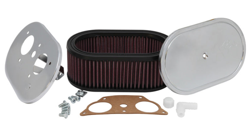 K&N Engineering Custom Racing Assembly DDO 8-7/8x5-1/4in Oval 3-1/2in Height Vent - Air Intake Systems