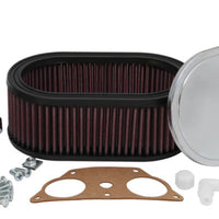 K&N Engineering Custom Racing Assembly DDO 8-7/8x5-1/4in Oval 3-1/2in Height Vent - Air Intake Systems