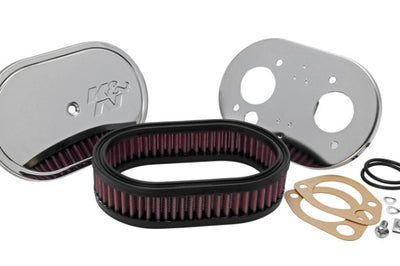K&N Engineering Custom Racing Assembly Oval Red - 1.75in Filer Height - Air Filters