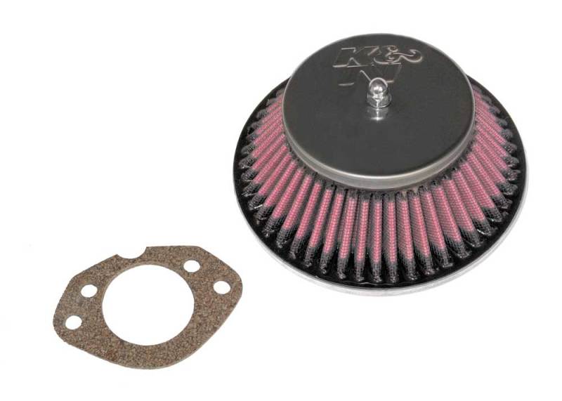 K&N Engineering Custom Racing Assembly - Round Tapered - Red 1.656in Neck Flange - 2.25in Over Height - Air Intake