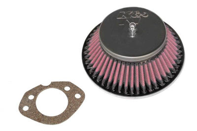 K&N Engineering Custom Racing Assembly - Round Tapered - Red 1.656in Neck Flange - 2.25in Over Height - Air Intake