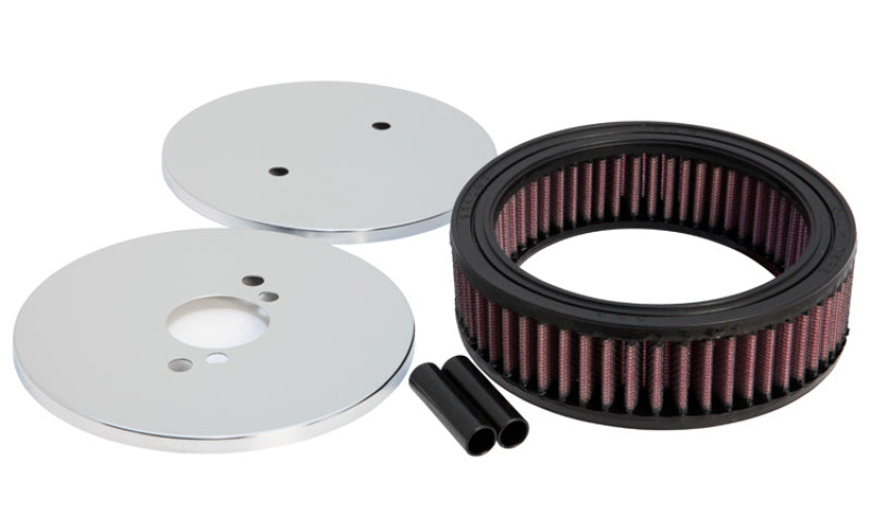K&N Engineering Custom Round Racing Assembly Red 1.5in ID / 5.875in OD / 1.75in Height - Air Intake Systems